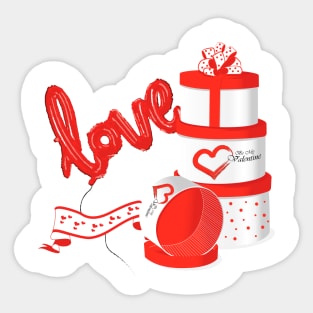 Valentines Gift Sticker